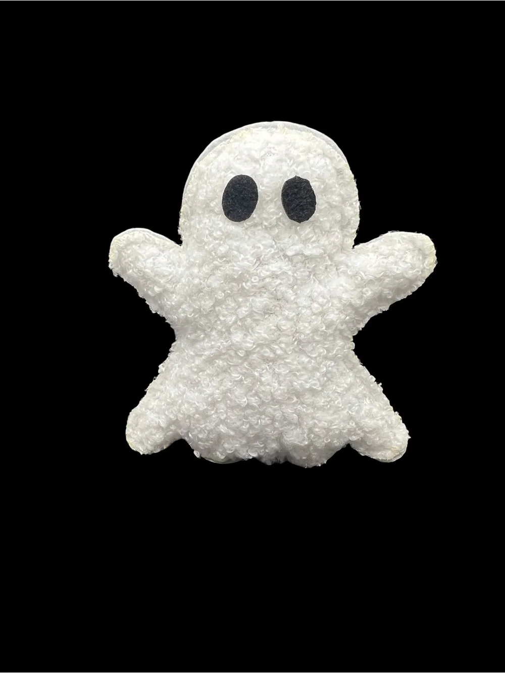👻 Halloween Ghost Shaped Plush Icon Tabletop Decor Fluffy White Cute Spooky